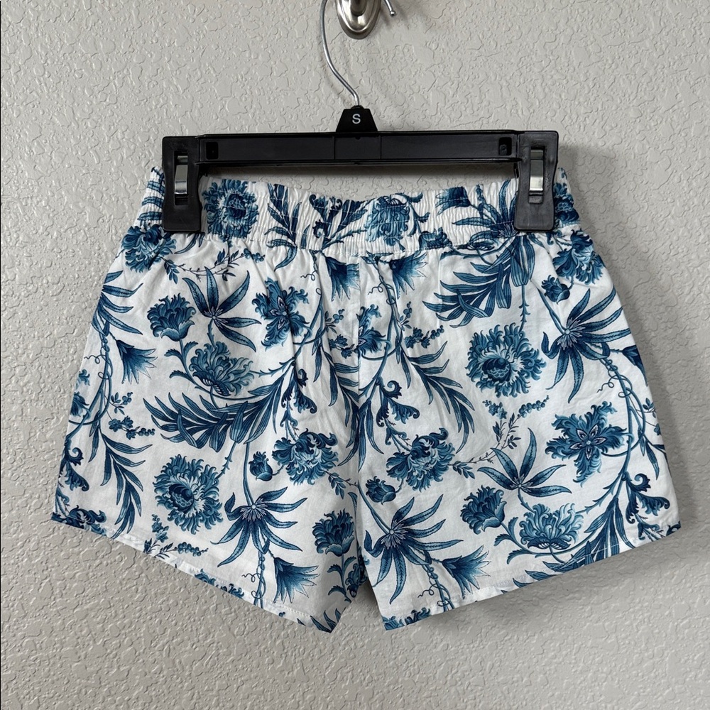 Janie and Jack Blue Floral Kids Matching Set size 5 6 - Picture 6 of 7
